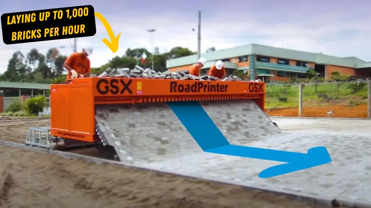 The RoadPrinter INGENIOUS CONSTRUCTION MACHINES THAT ARE IN ANOTHER LEVEL