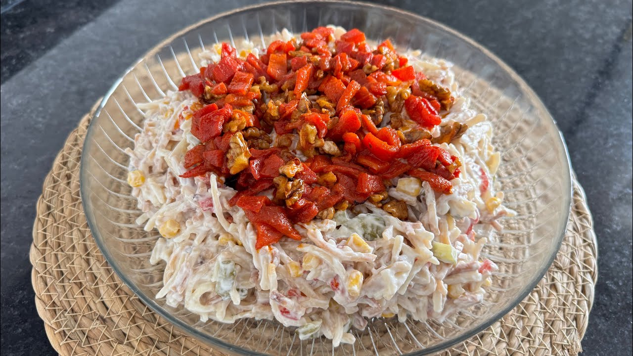 MİSAFİR SOFRALARINIZIN YILDIZI 🌟OLACAK💫SALATA 🥗🙋‍♀️