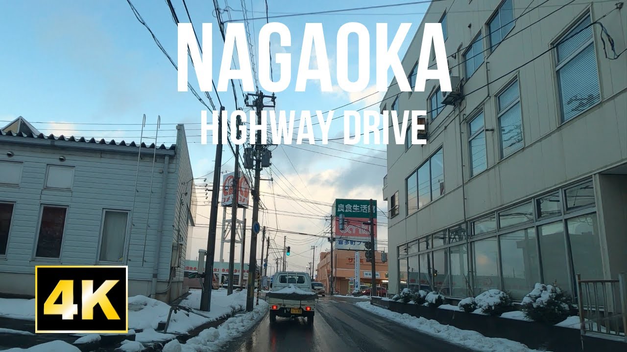4K NAGAOKA  -Highway Drive - scenic view driving【ASMR】【JAPAN】【Vlog】