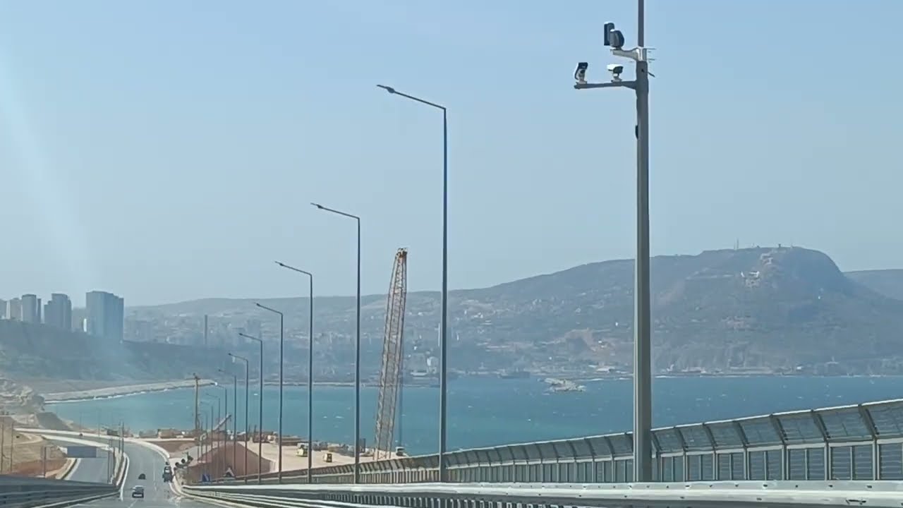 وهران طريق الميناء الجديد La nouvelle route du port d'Oran