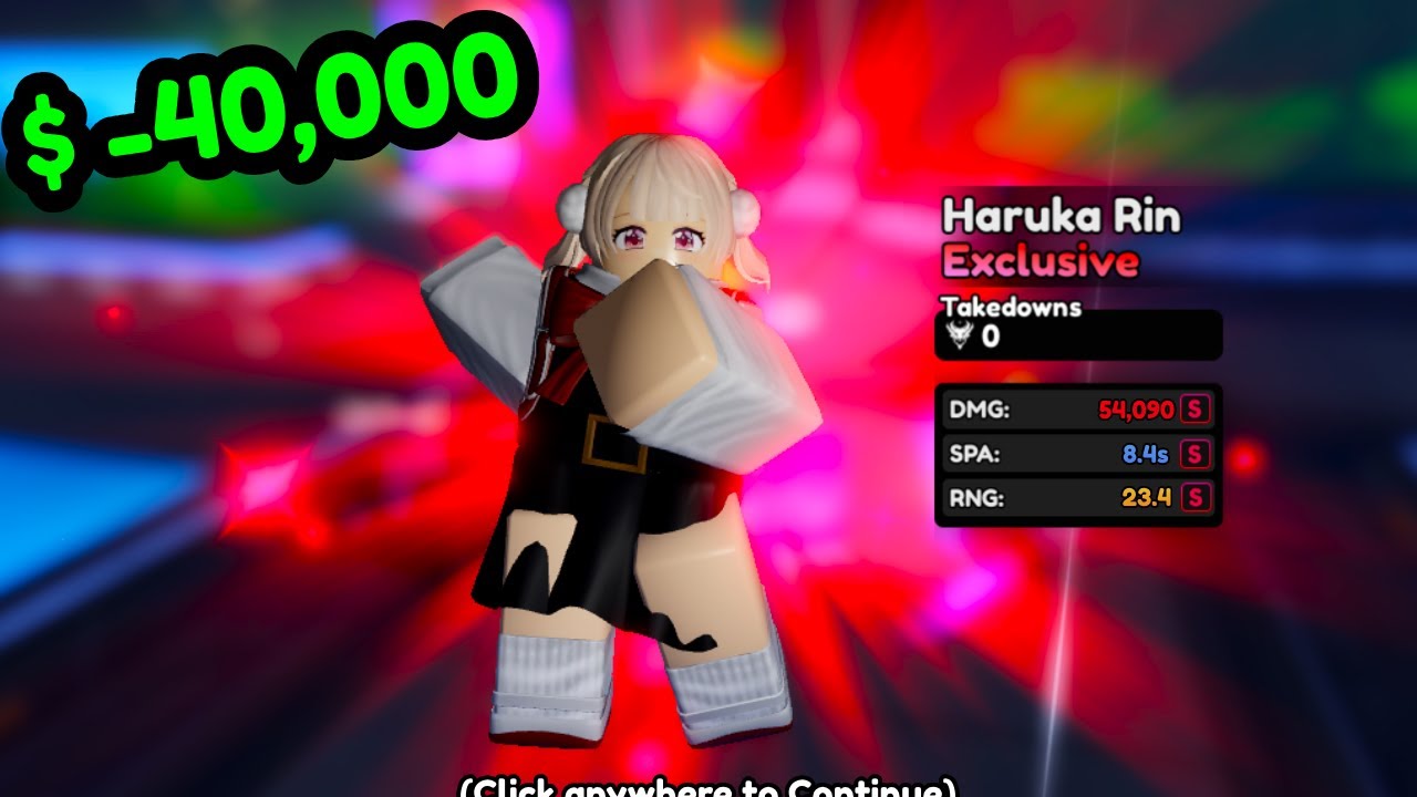 NOOB to PRO with $40,000 ROBUX in Anime Vanguards..