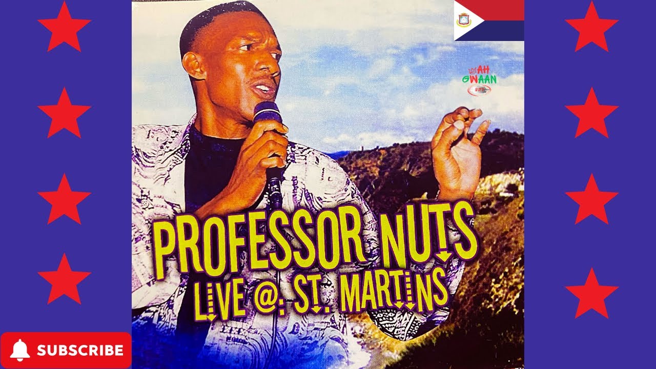 *Professor Nuts* takes the stage LIVE from the beautiful island of St. Martin! 🎤✨