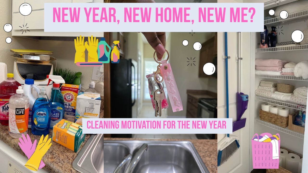 CLEAN WITH ME: NEW YEAR, NEW HOME! CLEANING MOTIVATION♥️