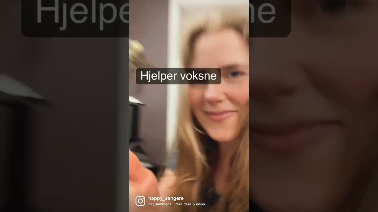 Jeg har funnet den dypeste meningen med &aring; jobbe som sangpedagog: se beskrivelsen!