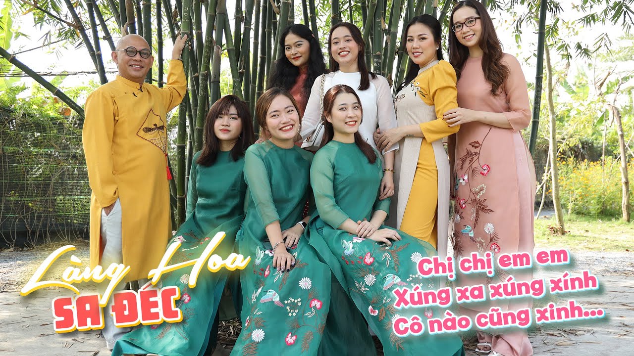 D&agrave;n nữ tướng của Color Man diện &aacute;o d&agrave;i đi chụp L&agrave;ng hoa Sa Đ&eacute;c cũng b&eacute;n qu&aacute; chứ nhỉ ?