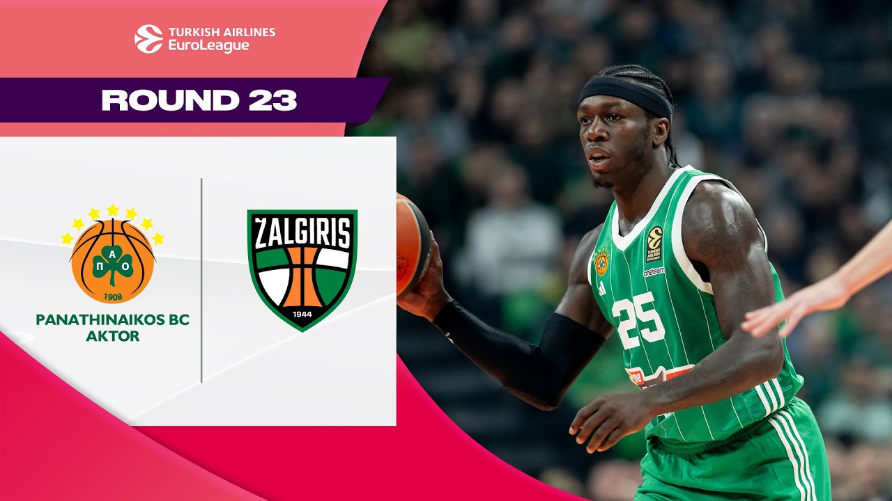 UNBELIEVABLE Turnaround | Panathinaikos – Zalgiris | BASKETBALL HIGHLIGHTS R23 2024-25