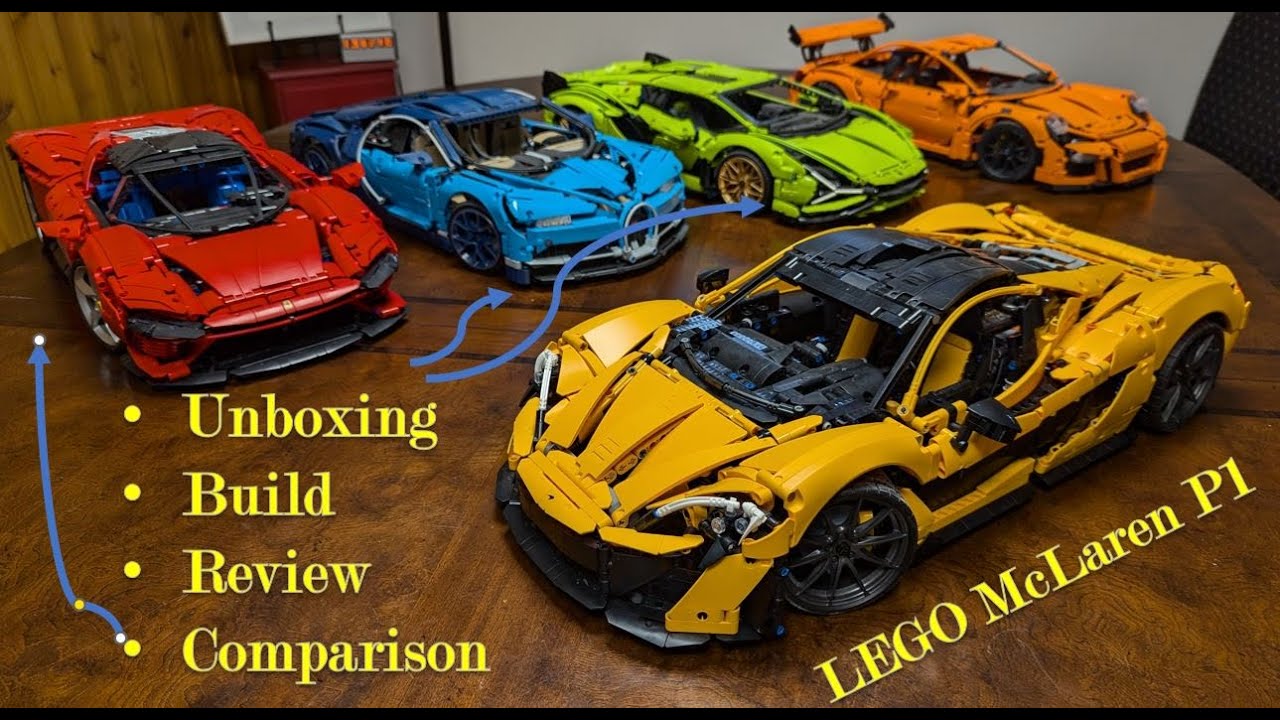 LEGO McLaren P1 42172 - Build, overview, unboxing, review and comparison!