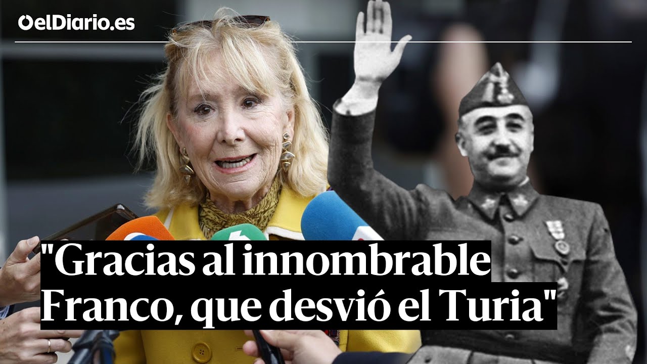ESPERANZA AGUIRRE, sobre la DANA: 