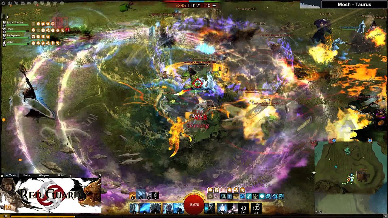 Guild Wars 2 - Elementalist GvG, Red Guard vs Za Drots