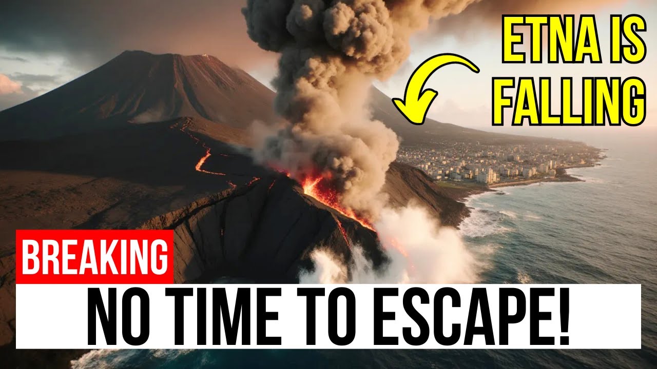 1 MINUTE AGO: Mount Etna Is COLLAPSING Into The Sea TRIGGERING A Mega Tsunami!