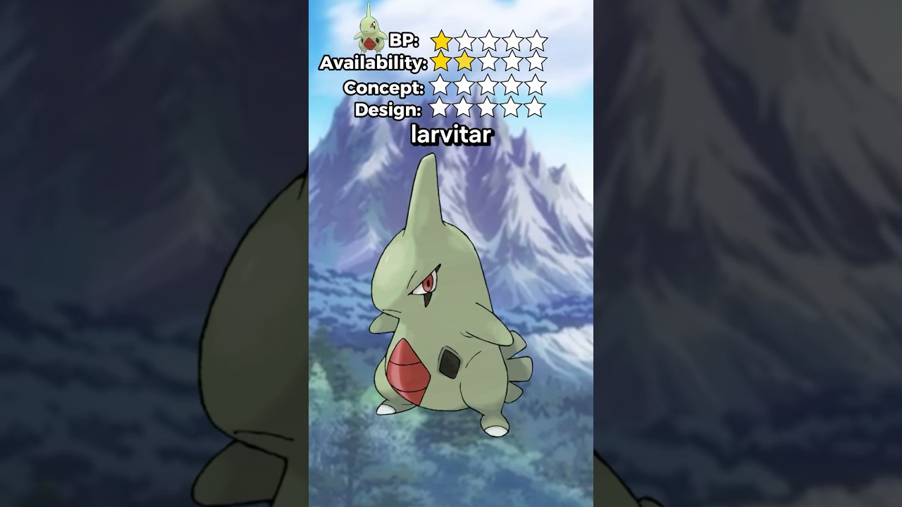 What's the BEST POKEMON Objectively? (kinda) RATE EM' ALL! Ep #246 #Larvitar #rateemall #pokemon