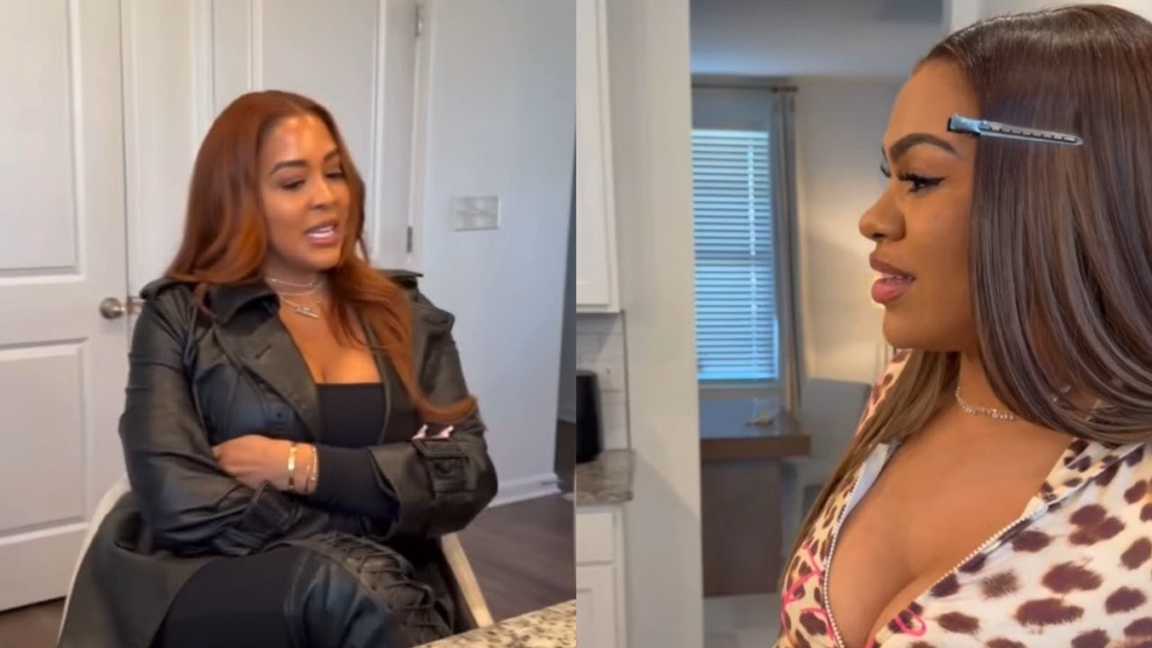 Lauren you may need a SLAP for messing with Iman! Shayla - Kountry Wayne