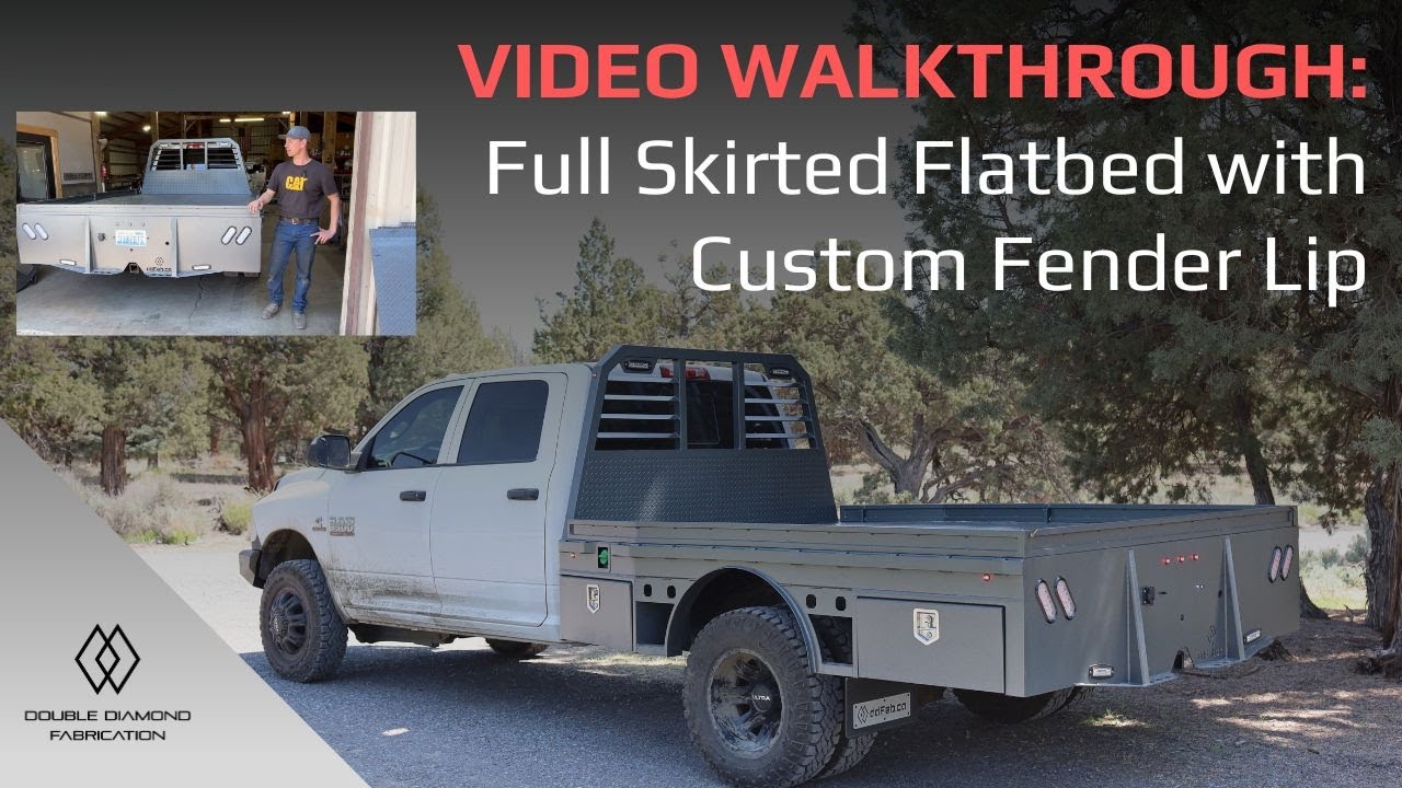 Walkthrough Video: Full Skirted Steel Deck Flatbed Build