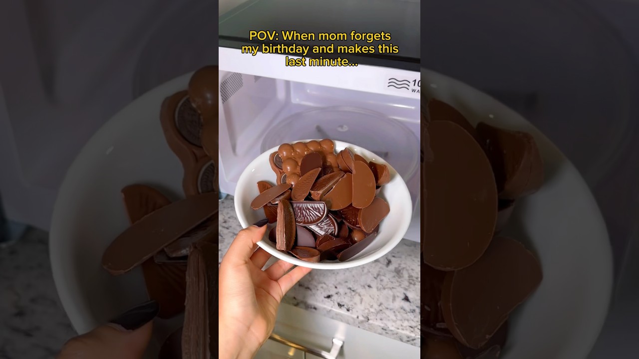 When mom forgets your birthday and makes this last minute&hellip; #food #chocolate #recipe