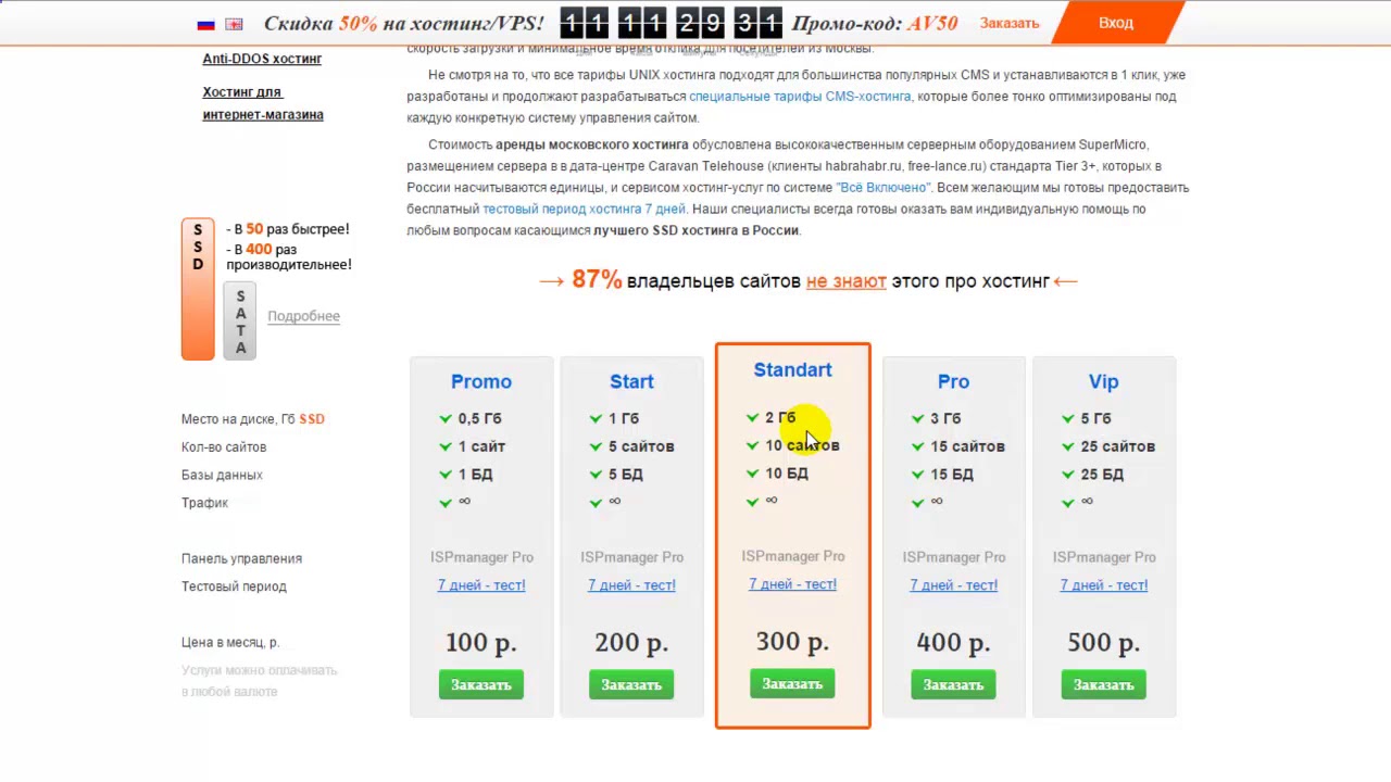 Обзор хостинга Adminvps