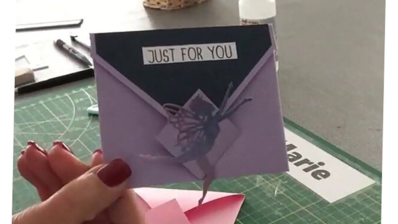 TUTO SCRAP enveloppe avec fermeture