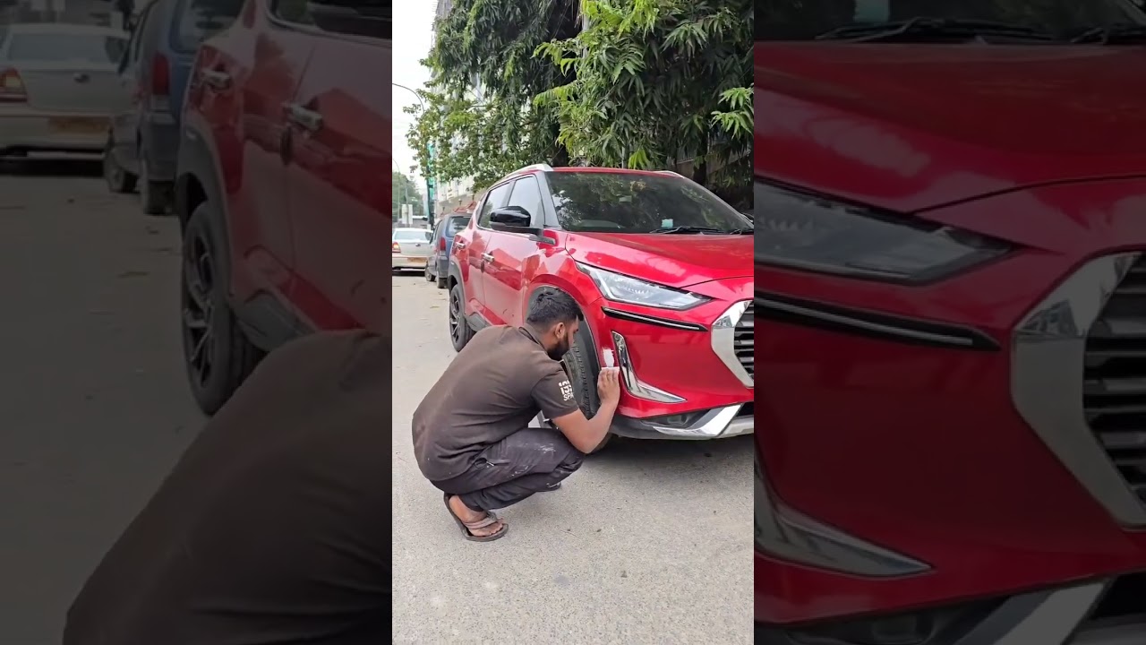 Car dent repair painting home service Chennai📍 Aditya car care 7019229366/9380003932 