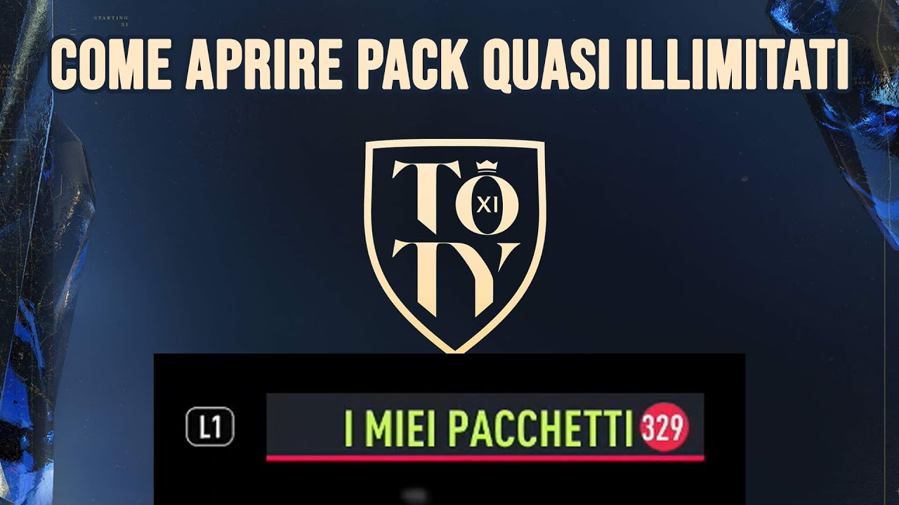 Come aprire PACK quasi INFINITI per TROVARE UN TOTY!!!