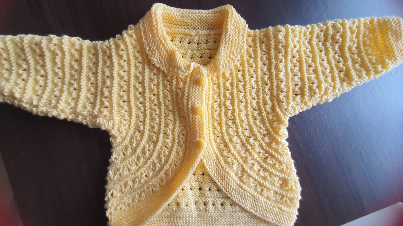 Tüm Beden Tek Parça Örülen Bebek Hırka örgü modeli Knitting Crochet