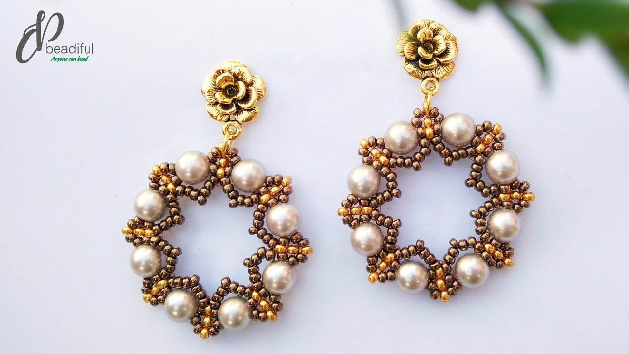 Harmony Earrings | Easy to make beaded Earrings | How to make earrings