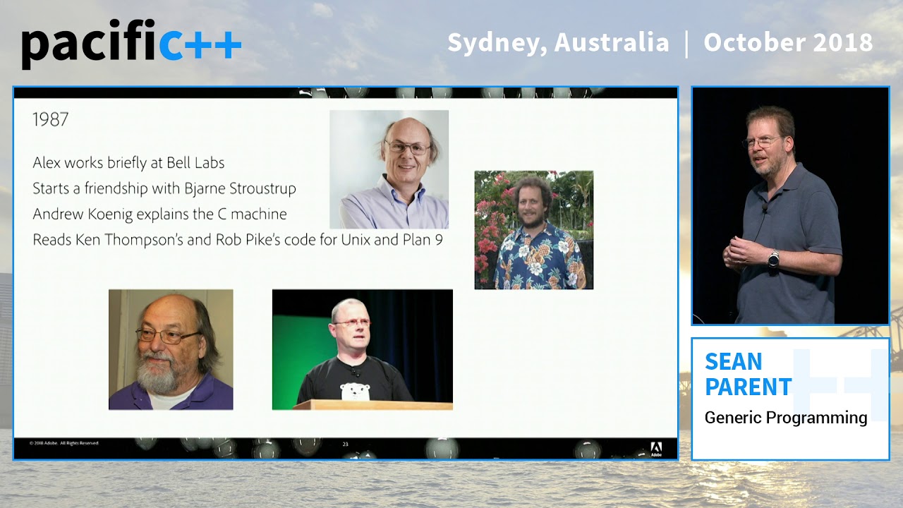 Pacific++ 2018: Sean Parent 