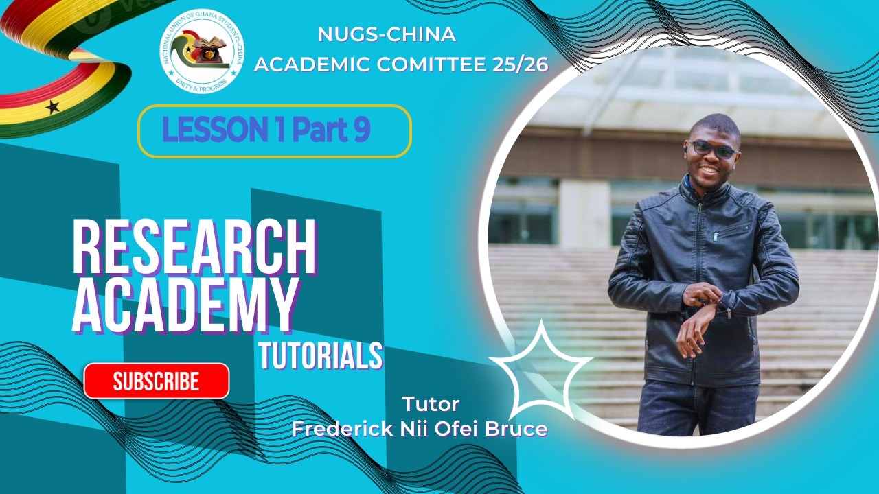 Research Academy Lesson 1 (Part 9)
