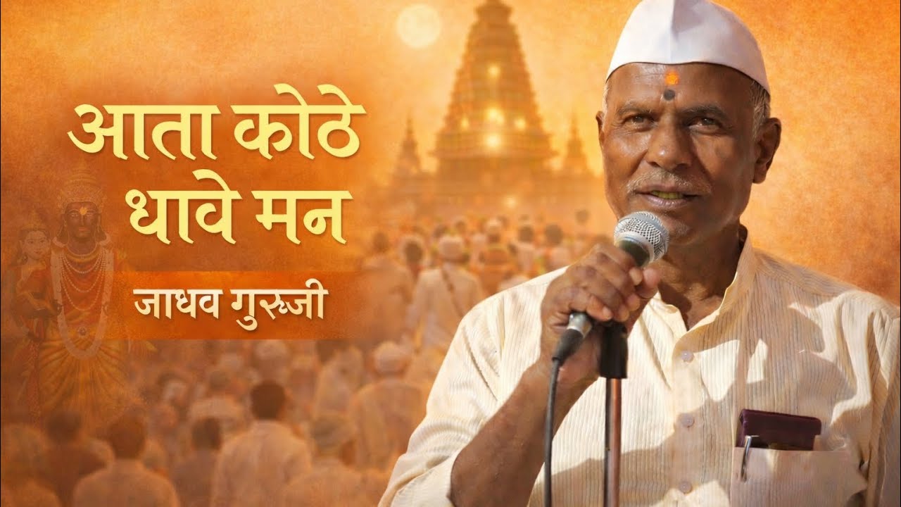 आता कोठे धावे मन | संत तुकाराम महाराज अभंग | जाधव गुरुजी