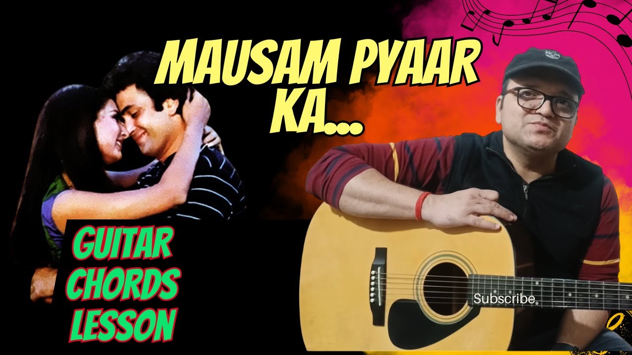 Mausam Pyar Ka Rang Badalta Rahe | Guitar Chords Lesson | Sitamgar | @HridayeshThapa