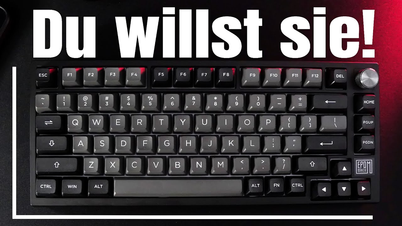 Unglaubliches Tipp-Erlebnis! Epomaker TH80 SE - meine erste mechanische hotswappable Tastatur