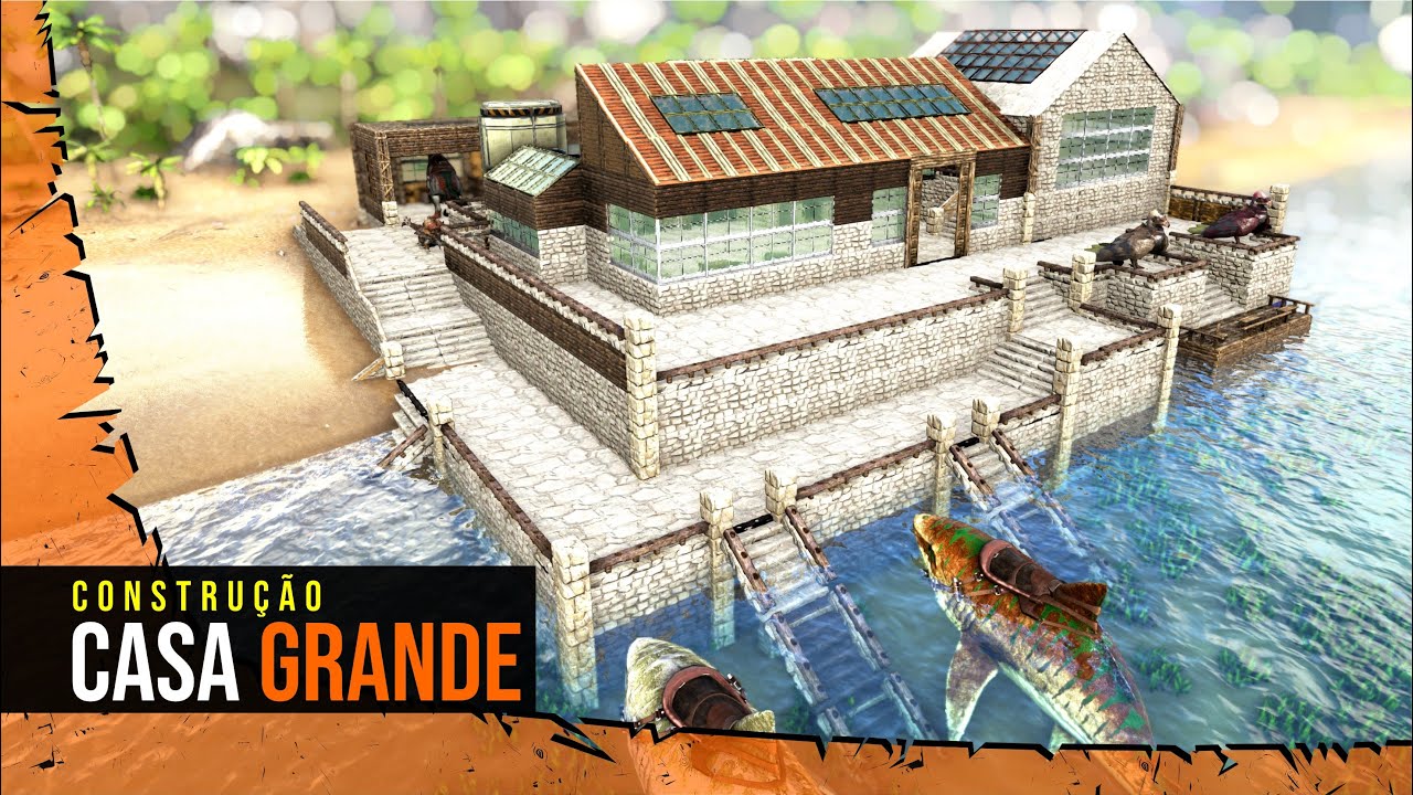 Como fazer uma CASA GRANDE no Ark