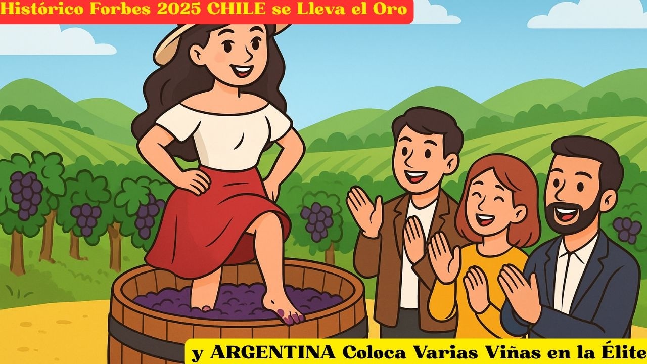 Histórico FORBES 2025 CHILE se Lleva el Oro y ARGENTINA Coloca Varias Viñas en la Élite