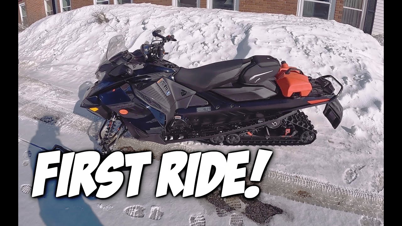 🛷FIRST RIDE ON THE NEW SLED, MAINE SNOWMOBILING | 2023 SKI-DOO RENEGADE ADRENALINE 600R E-TEC