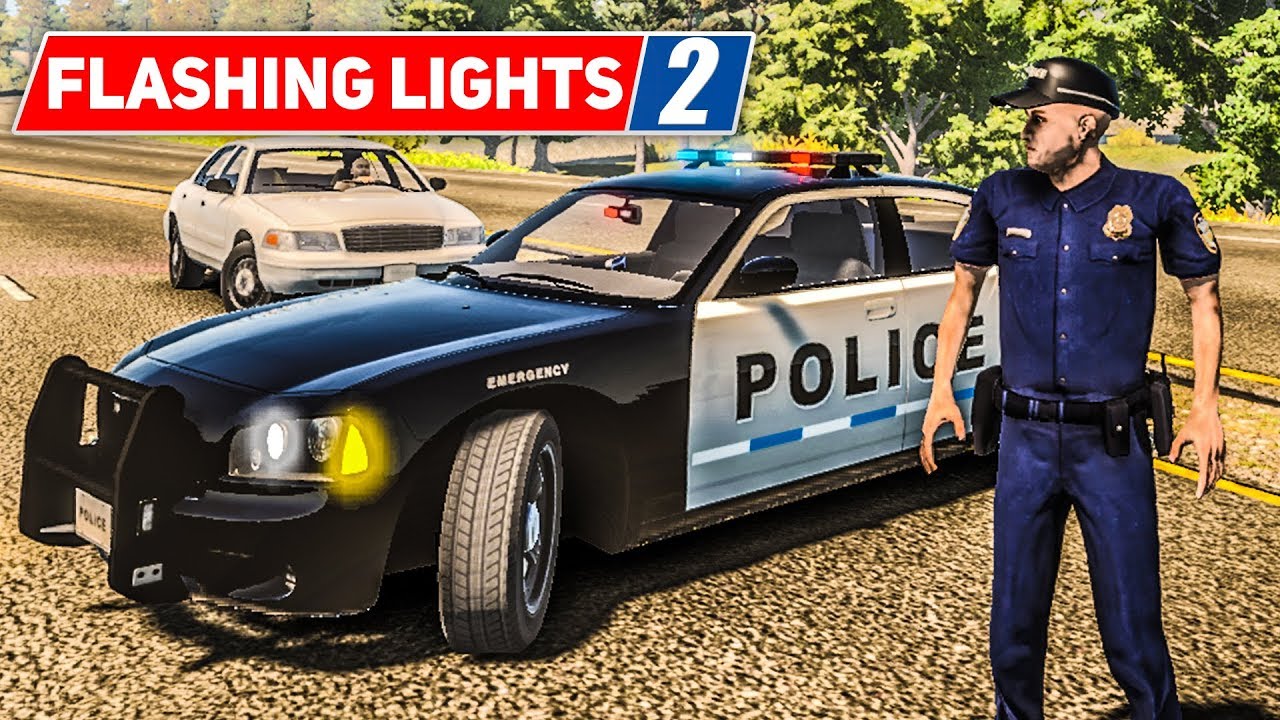 FLASHING LIGHTS #2: Verfolgungsjagd mit der POLIZEI! | Blaulicht Simulation Preview deutsch