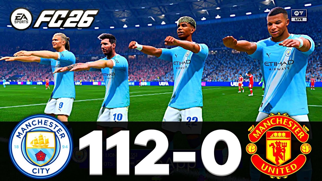 FC 26 - MESSI RONALDO MBAPPE NEYMAR & ALL STARS | AL NASSR 100-0 MANCHESTER UNITED