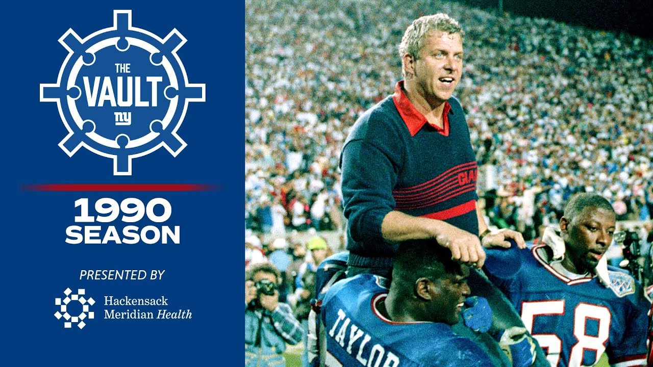 Re-live Giants 1990 Season: Super Bowl XXV Giants vs. Bills | New York Giants