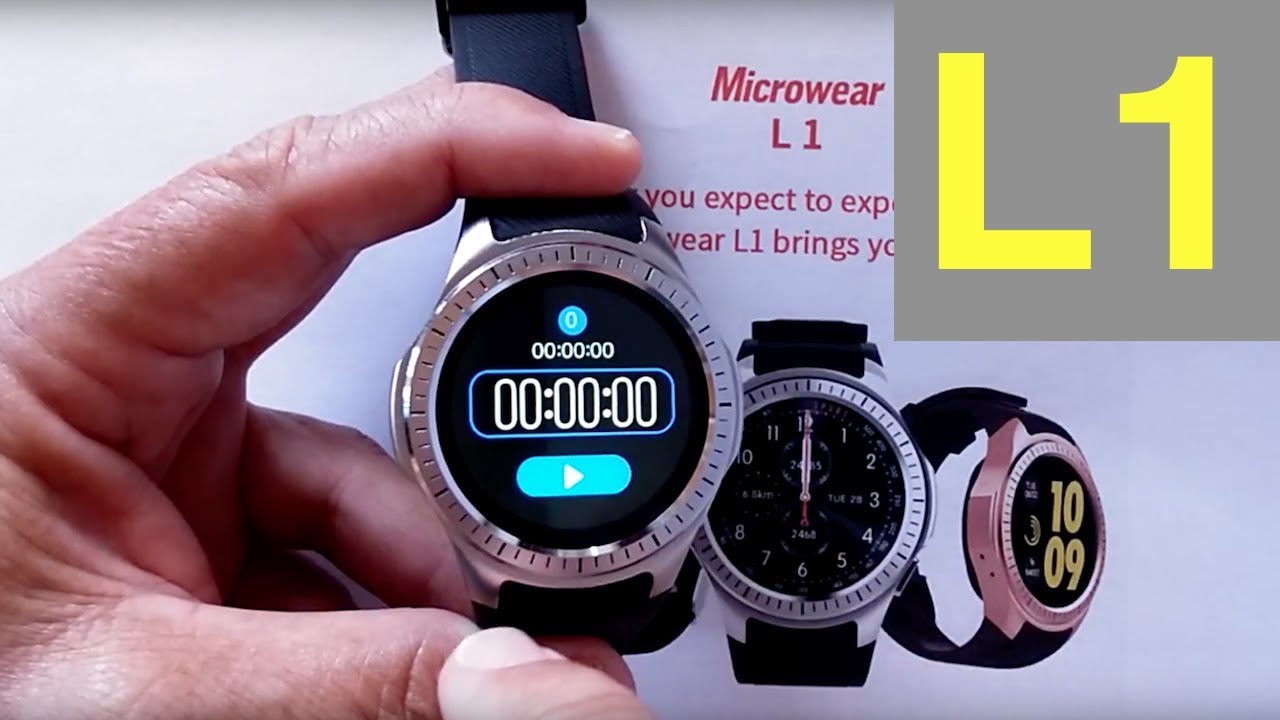 Microwear L1 Dual Mode Sports Smartwatch: Unboxing & 1st Look