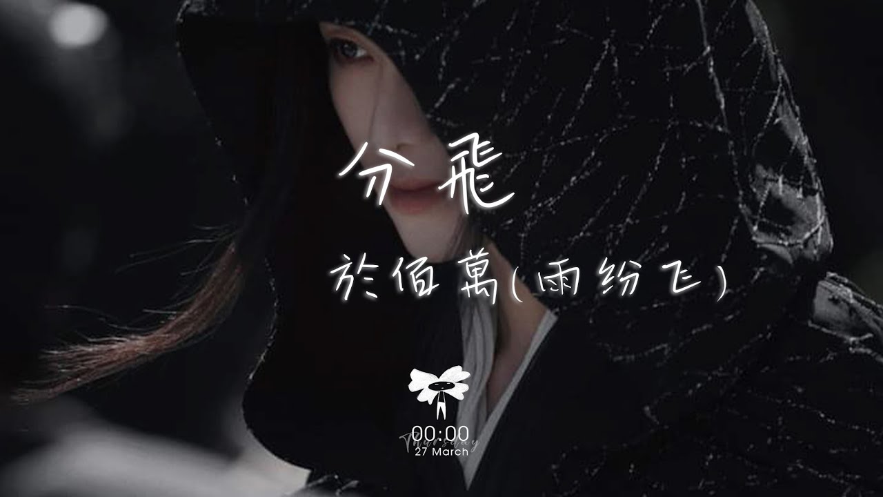 於佰萬 - 分飛(雨紛飛)「雨紛飛 飛在天空里是我的眼淚 淚低垂 垂在手心裡是你的餘味」【動態歌詞】♪