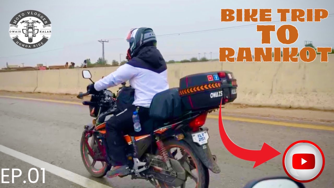 Karachi To Ranikot Fort | EP.01 | Motorcycle Ride | Owais Kalar