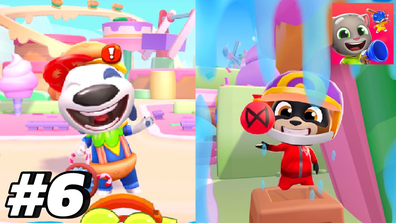 Exploring Talking Tom Blast Park – Non-Stop Action! Full Walkthrough Part 6