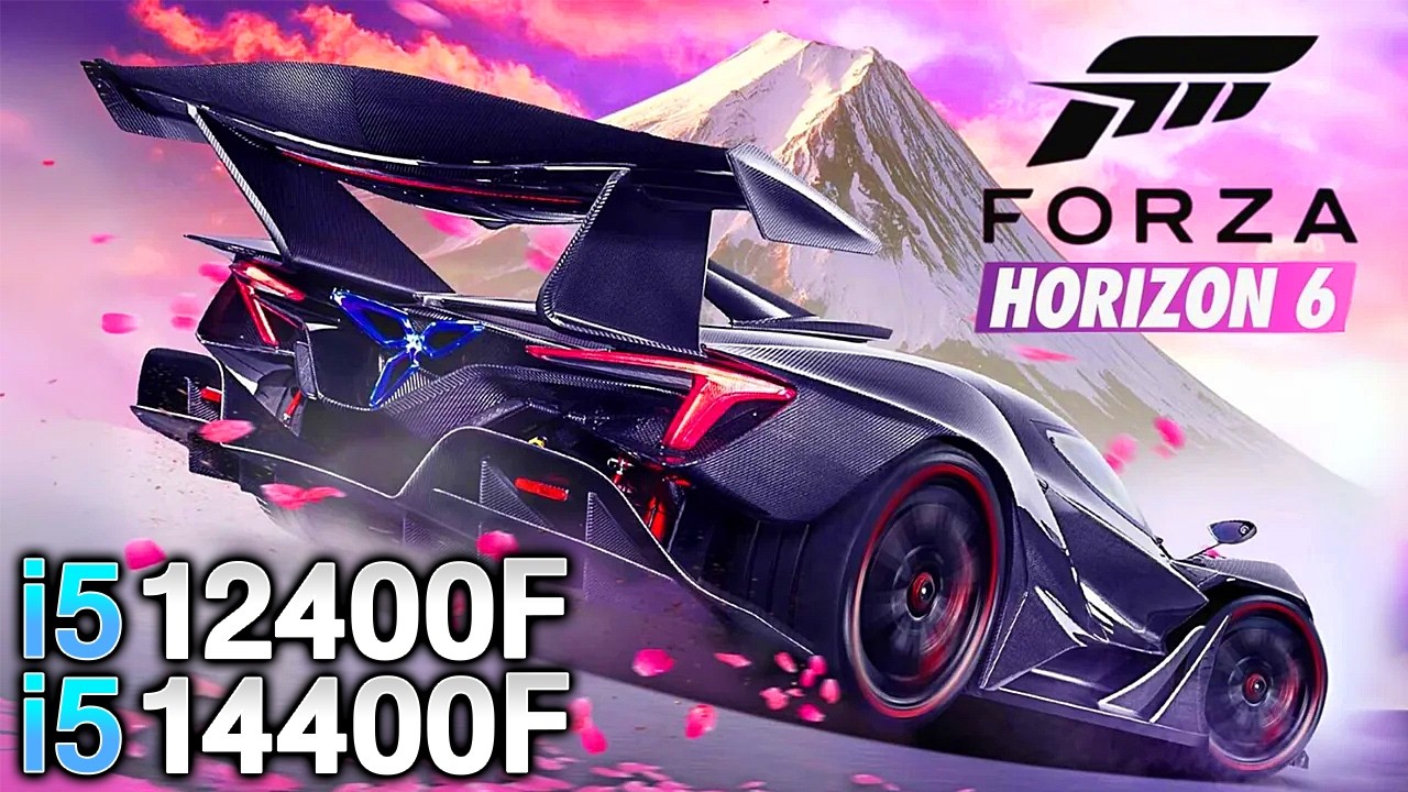 i5 12400F vs i5 14400F - RTX 5060 - Forza Horizon 6