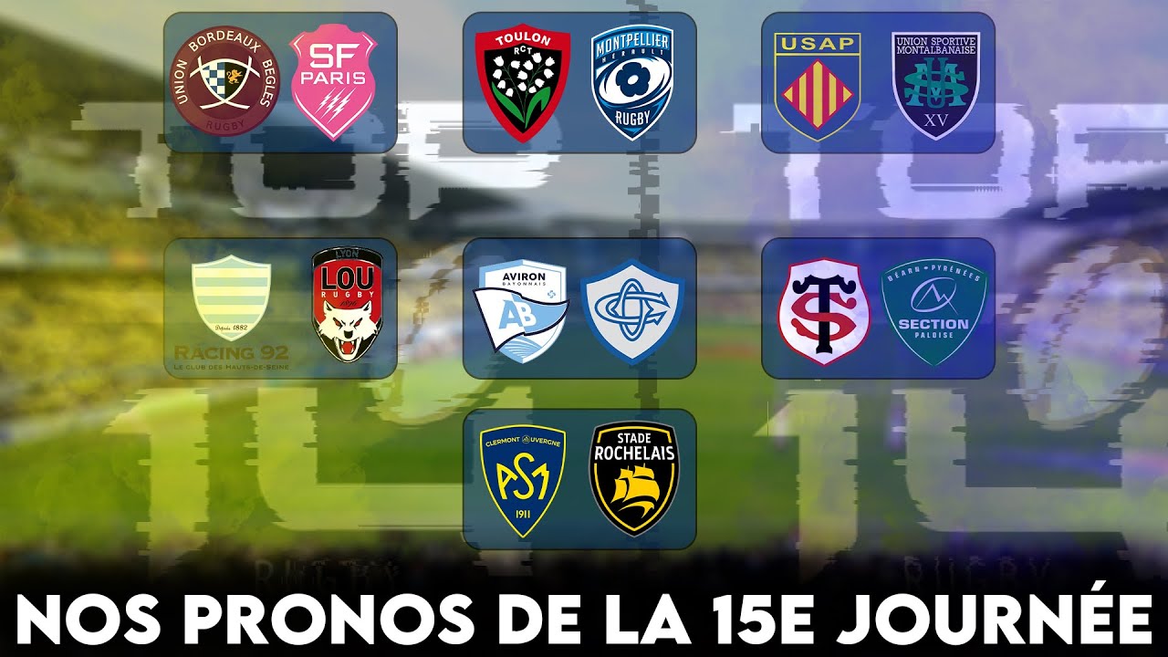 L'USAP joue gros, Toulouse reçoit Pau, l'UBB veut des points, nos pronos de la J15 de Top 14 !