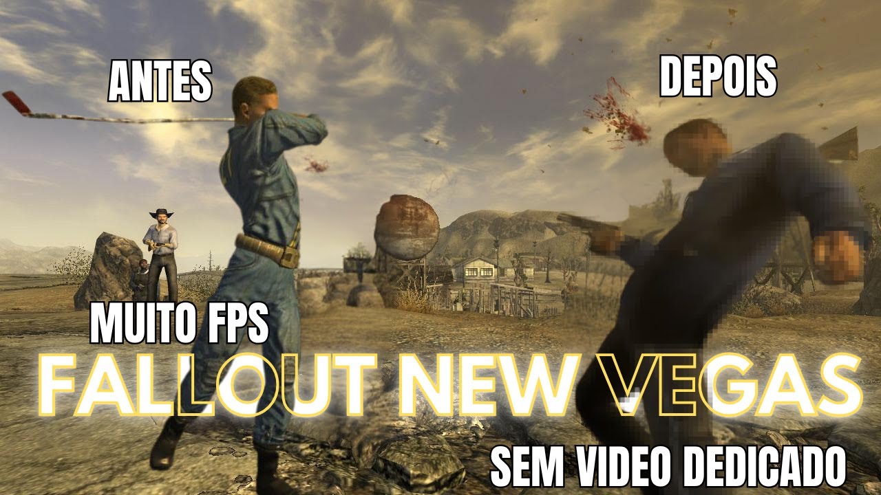 FALLOUT NEW VEGAS - como rodar em pc fraco (GARANTIDO) #pcfraco #fallout #lowendpc  #bethesda