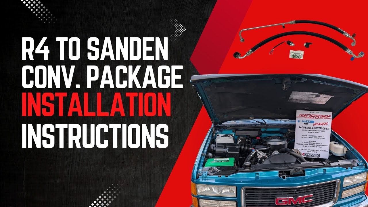 Kwik Performance R4 to Sanden Mini AC Package Installation Instructions
