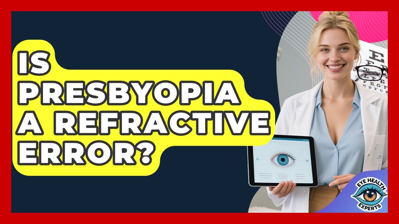 Is Presbyopia A Refractive Error? - Eye Health Experts