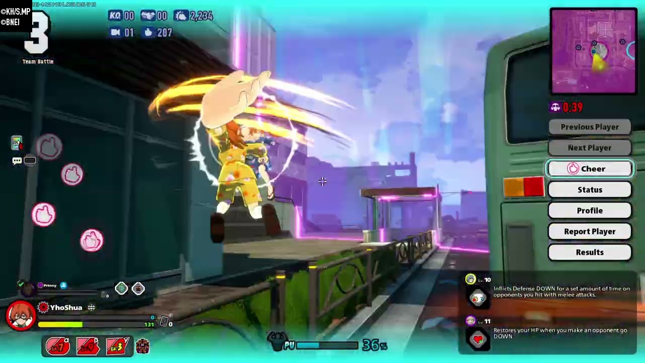 Siendo papeado en my hero ultra rumble #7