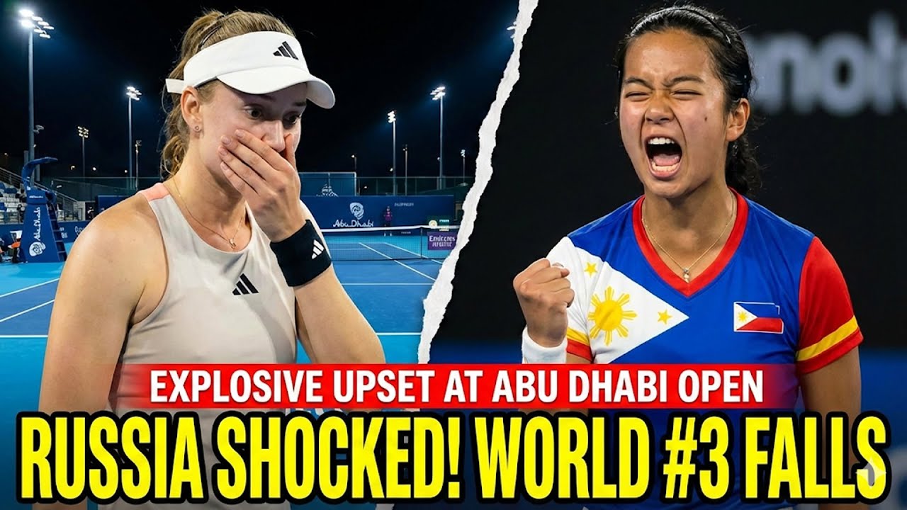 UNBELIEVABLE SHOWDOWN! Alexandra Eala Takes on World #3 Elena Rybakina in ABU DHABI THRILLER!