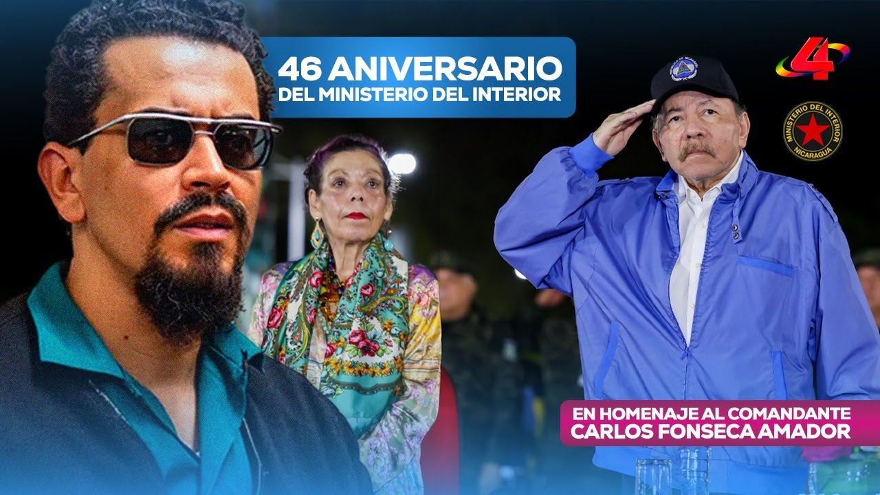 🔴 EN VIVO | Comandante Daniel y Compa&ntilde;era Rosario conmemoran 46 a&ntilde;os del Ministerio del Interior