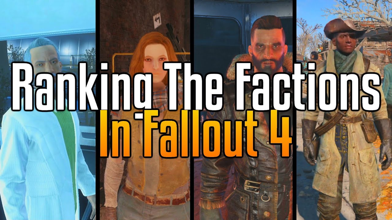 Рейтинг фракций в Fallout 4 | Минитмены, Братство Стали, Подземка и Институт | Какая из них лучшая?