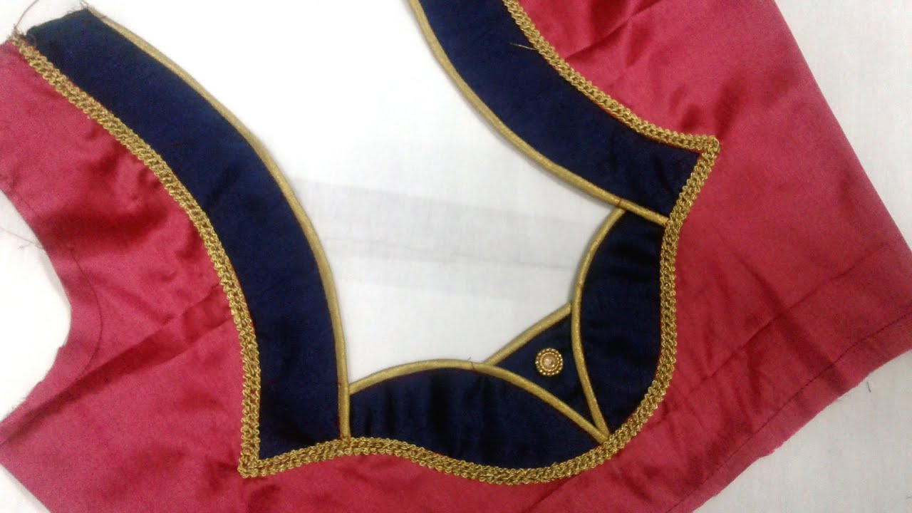 new modal blouse design cutting and stitching