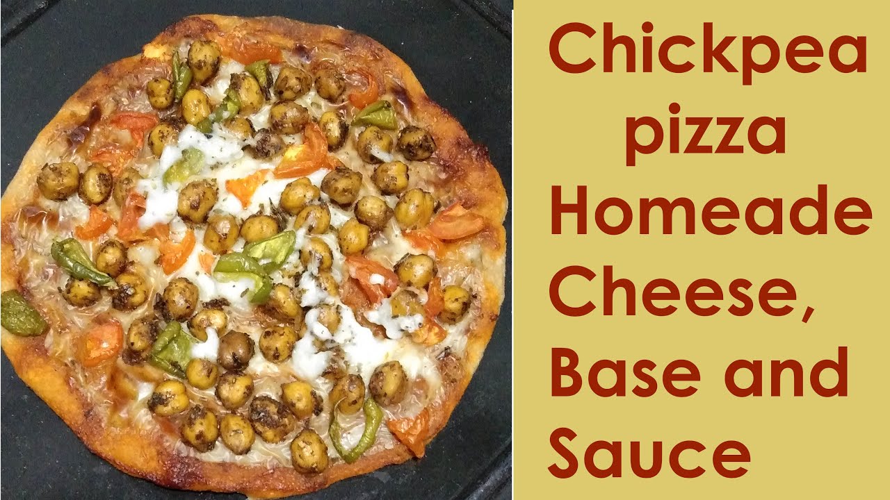 Healthy Chickpea Pizza | With Simple base and left over |Pure Jain|